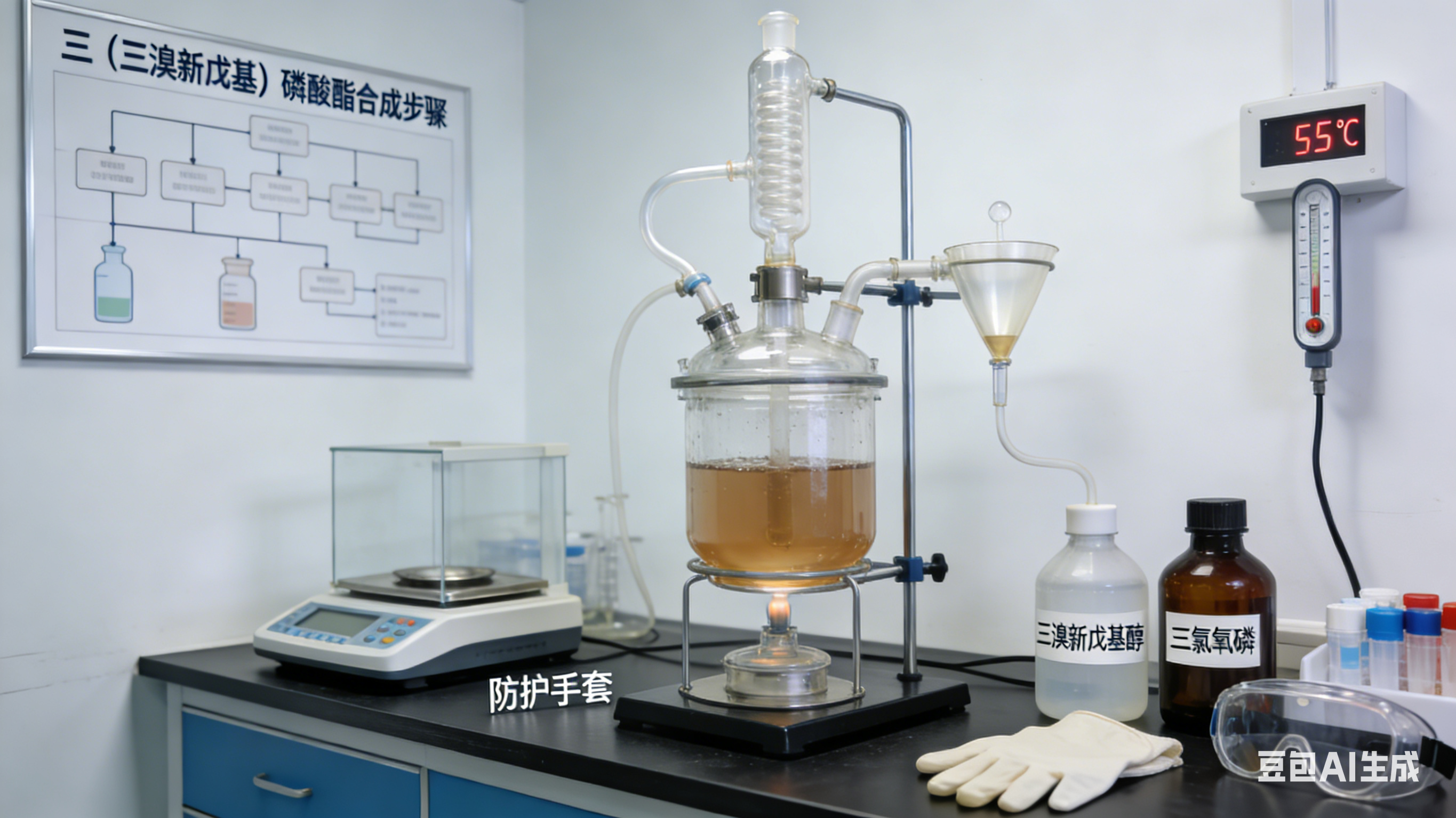 三（三溴新戊基）磷酸酯合成工藝