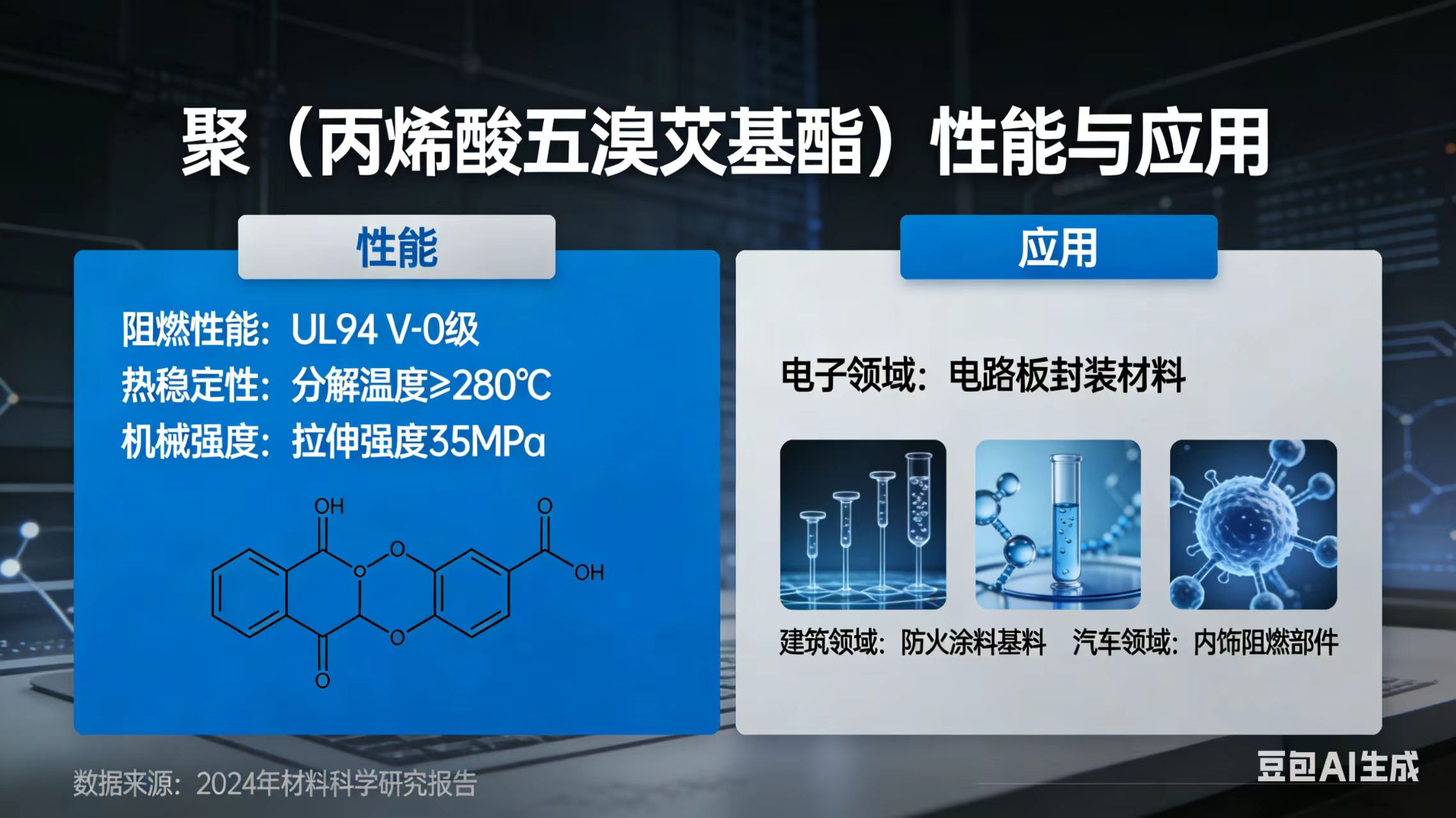 聚（丙烯酸五溴芐基酯）的性能與應(yīng)用