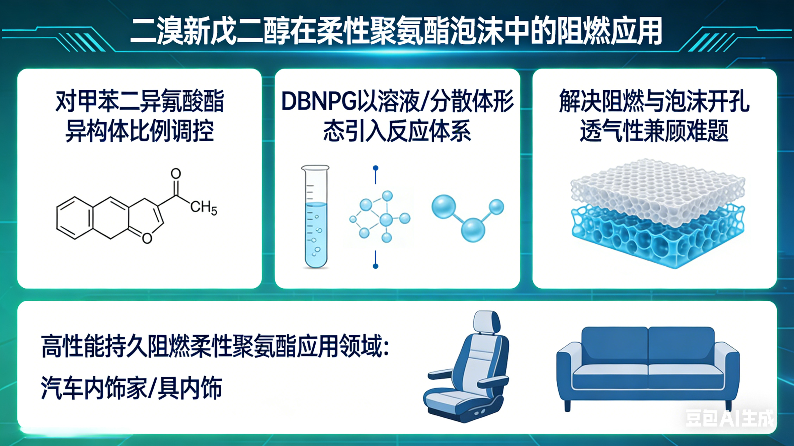 二溴新戊二醇：聚氨酯關(guān)鍵阻燃劑